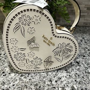 Kate Spade White Heart Crossbody Bag